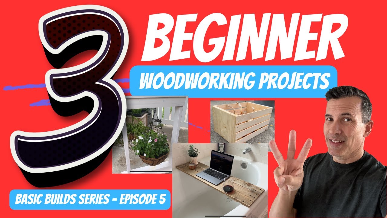 Beginner's Woodworking Series Episode 5!! 3 New Builds