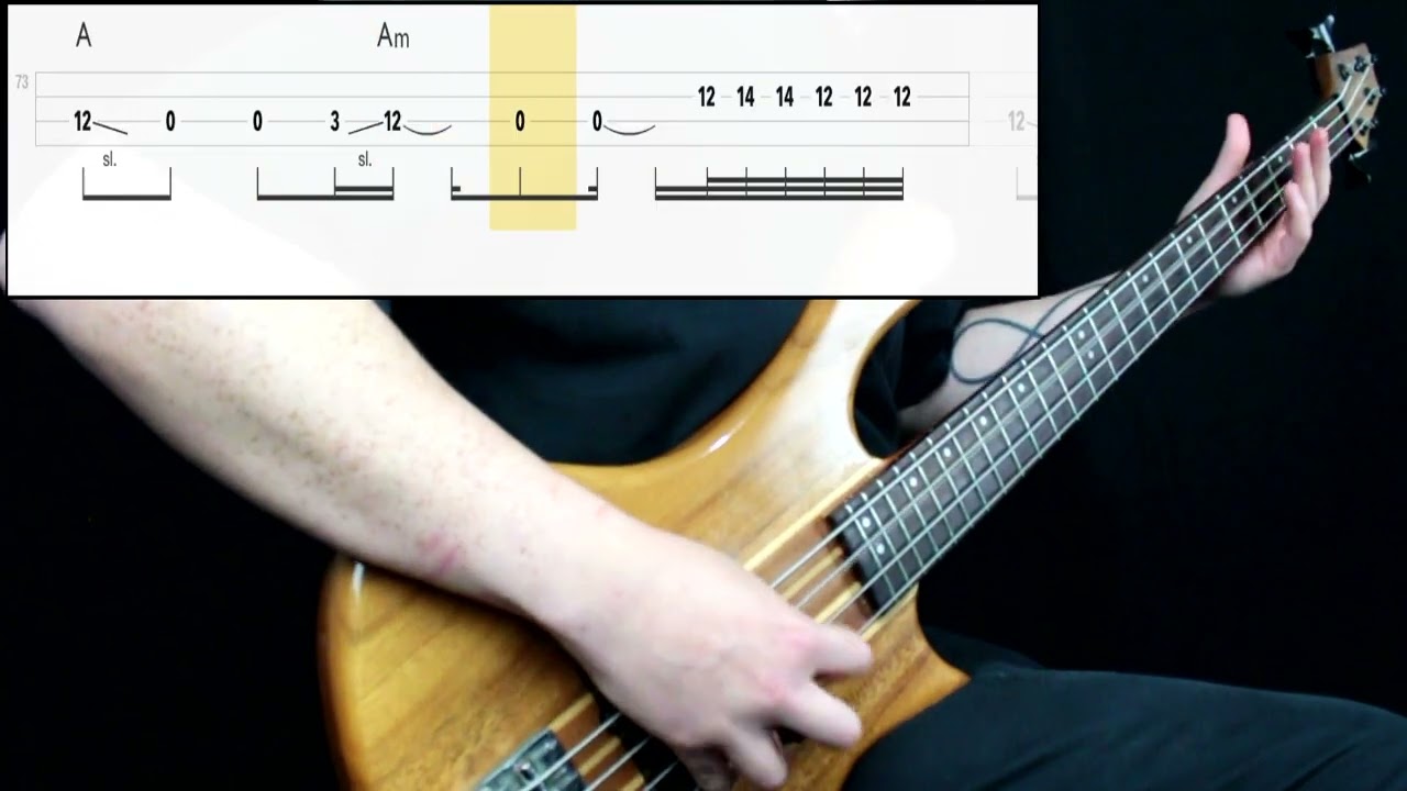 Queens Of The Stone Age - The Evil Has Landed (Bass Cover) (Play Along Tabs In Video)