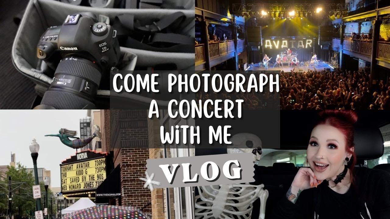 Come Photograph A Concert With Me | VLOG