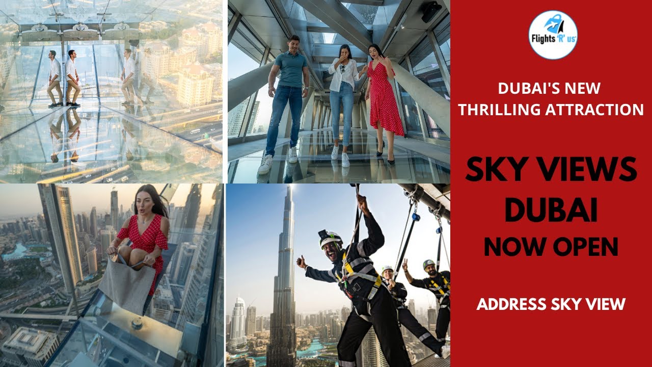 NEW jaw-dropping attraction in DUBAI! SKY VIEWS DUBAI, ADDRESS SKY VIEW HOTEL #shorts #dubai