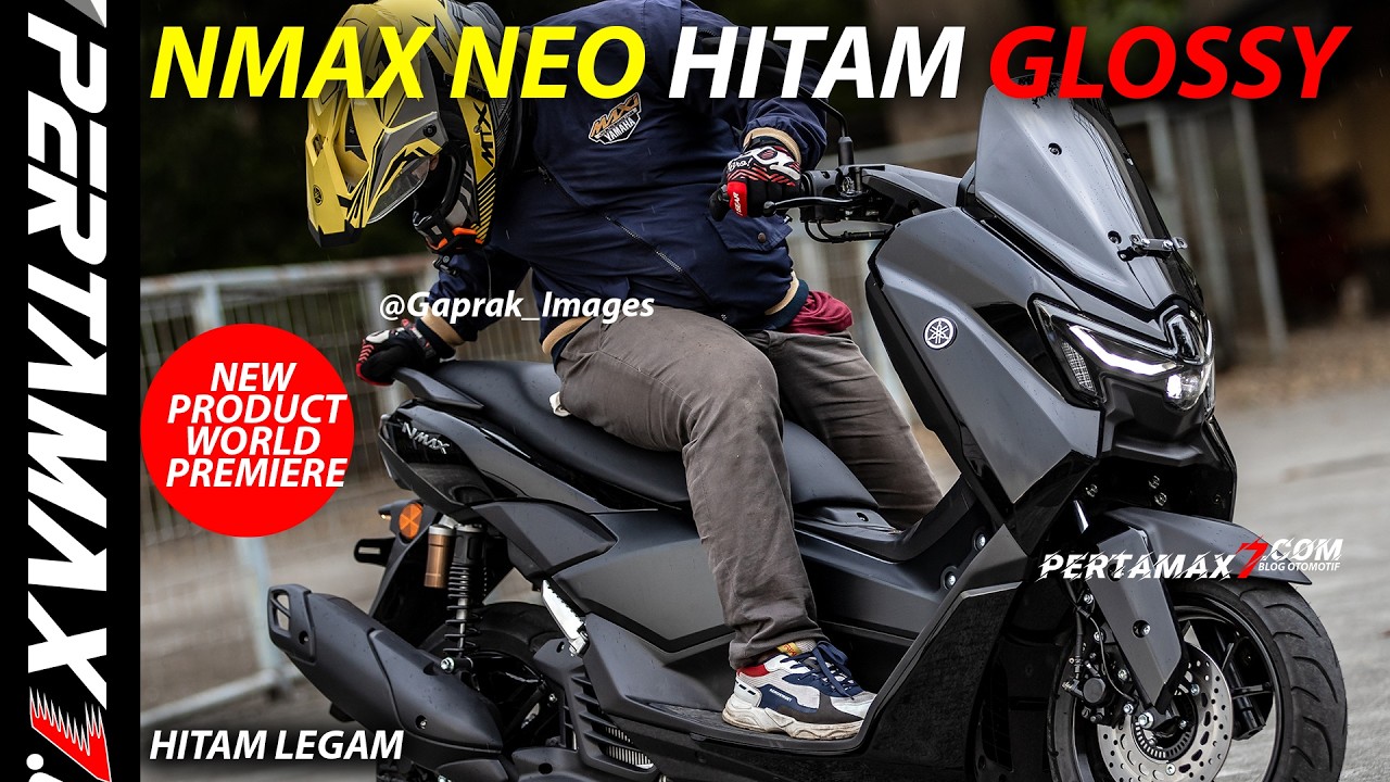 REVIEW Yamaha Nmax Neo Hitam Glossy Predator Terbaru 2024 Tanpa Turbo #nmaxneo  #nmax2024 #nmaxhitam