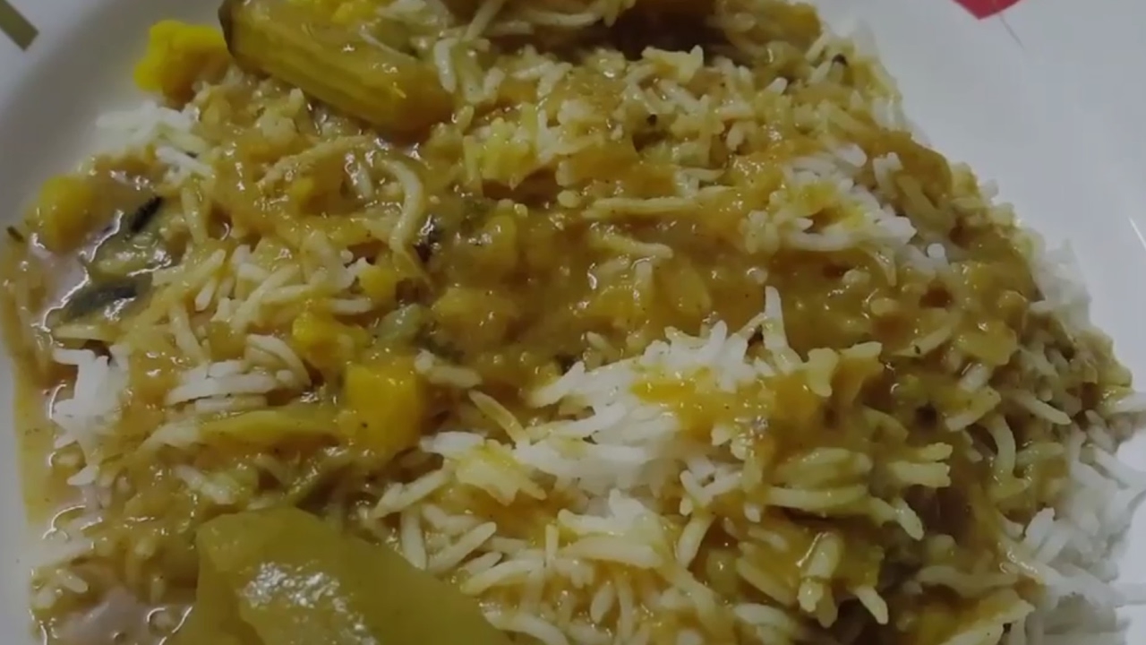 Dal Chawal Palida (Bohri dish)