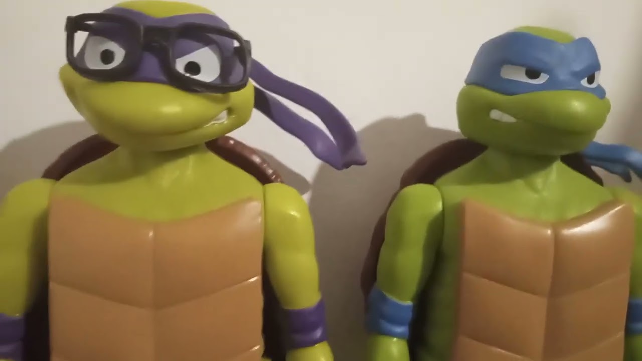 al fin complete 4 tortuga ninjas escala gigante