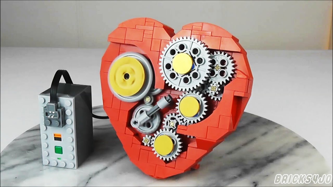 Clockwork Heart - Herz mit Uhrwerk aus LEGO  - Review deutsch -