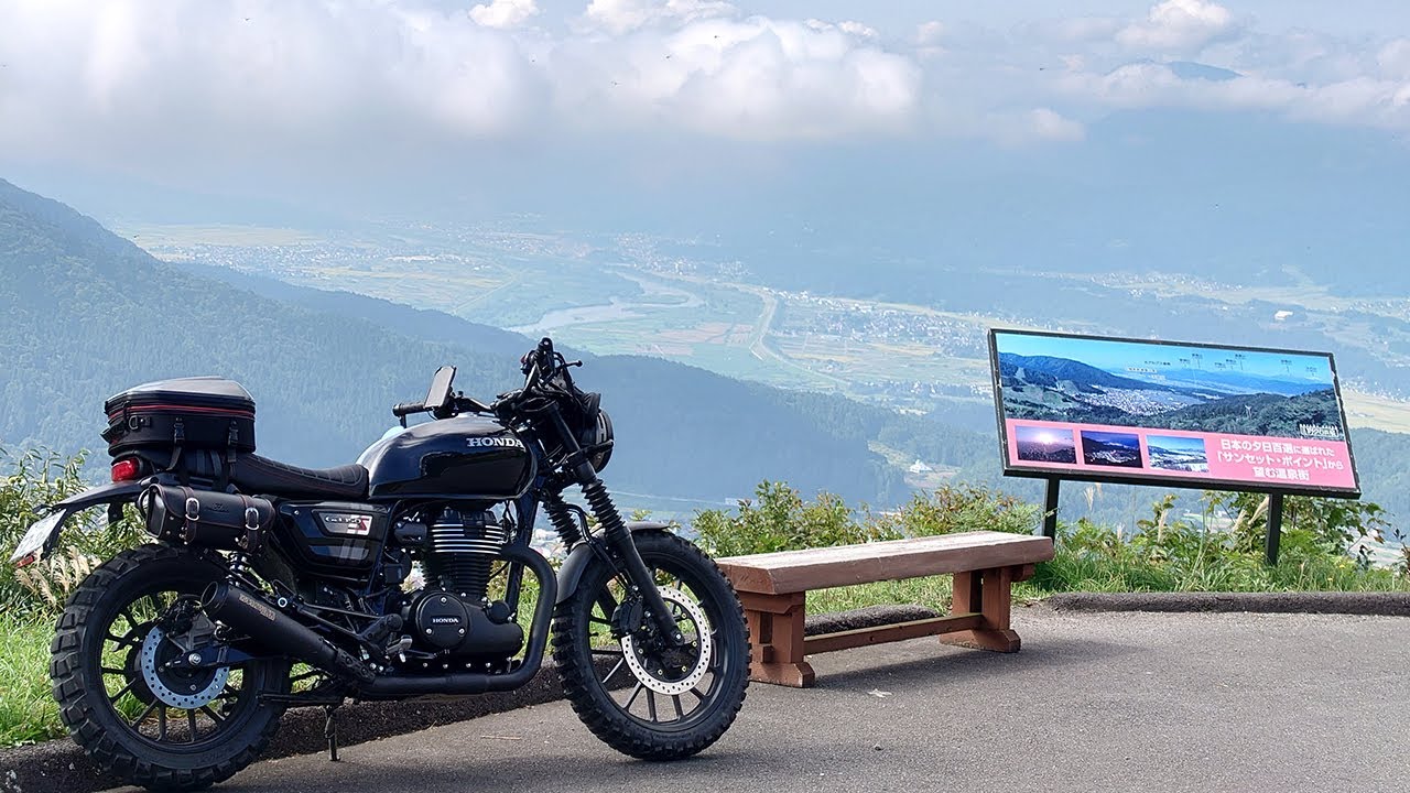 長野県道502号線　奥志賀公園栄線　GB350S　