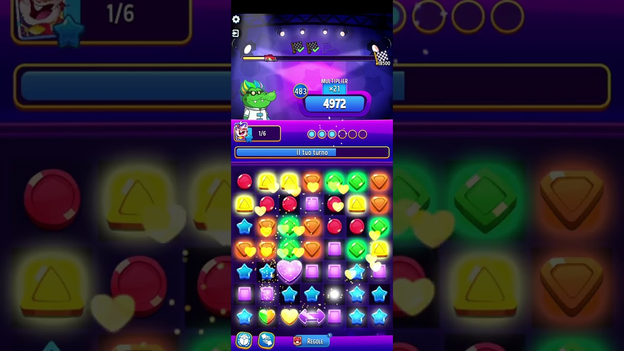 Score Rally Multiplier Mushrooms 18500 Match Masters SOLO 