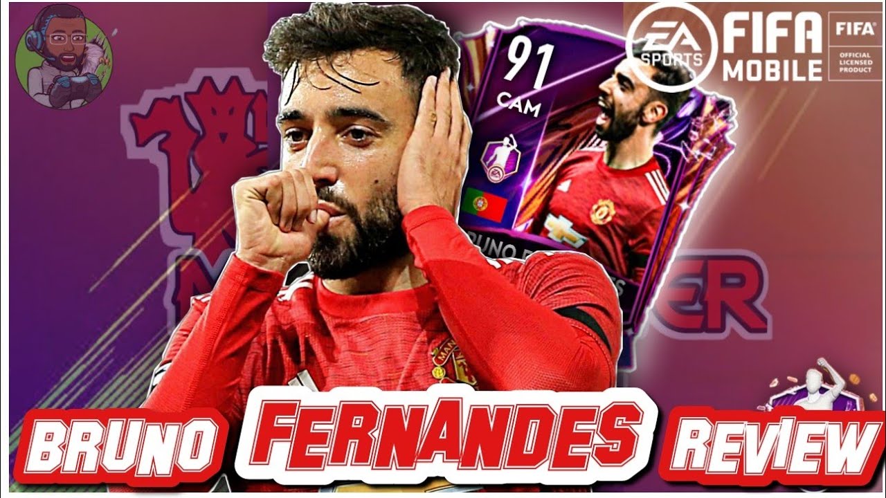 91 OVR POTM BRUNO FERNANDES GAMEPLAY AND REVIEW! BEST CAM IN FIFA MOBILE 21!? FIFA MOBILE 21!