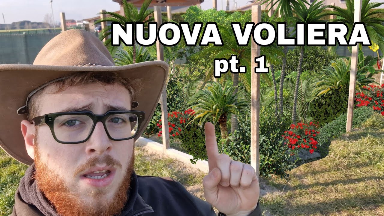 Le nuove VOLIERE per i miei ANIMALI ESOTICI - pt. 1