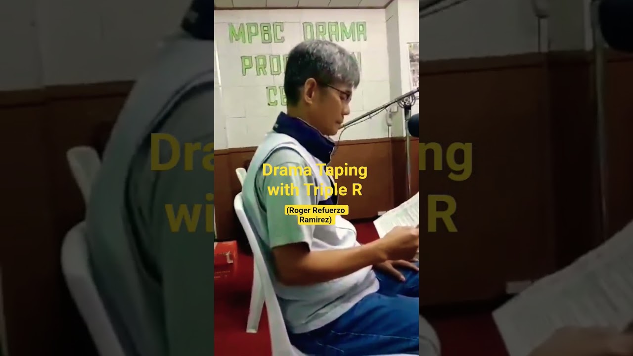 DRAMA TAPING W/ TRIPLE R    #rogerrefuerzoramirez #jocelynoblero #jordramatipstv #youtubeshorts