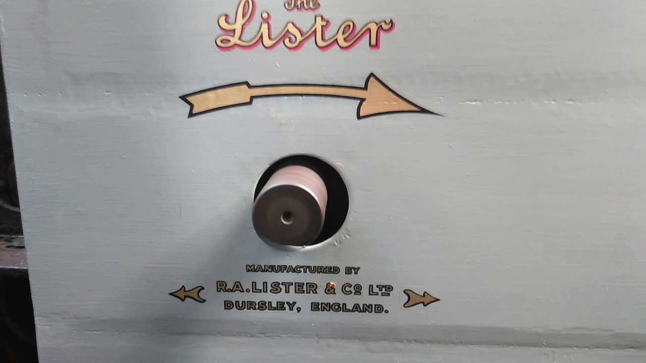 Starting a historic narrow boat with a Lister ST1