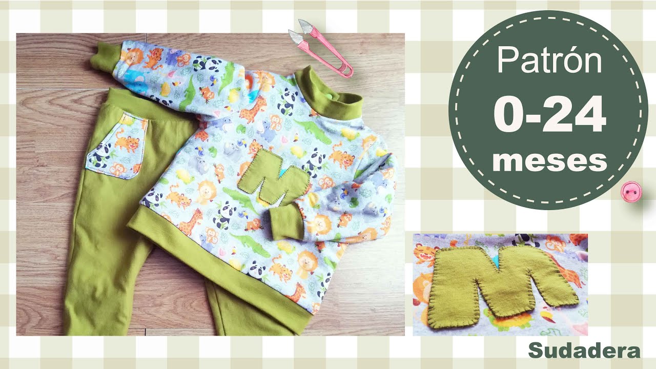 Sudadera bebe - patrón gratis y tutorial