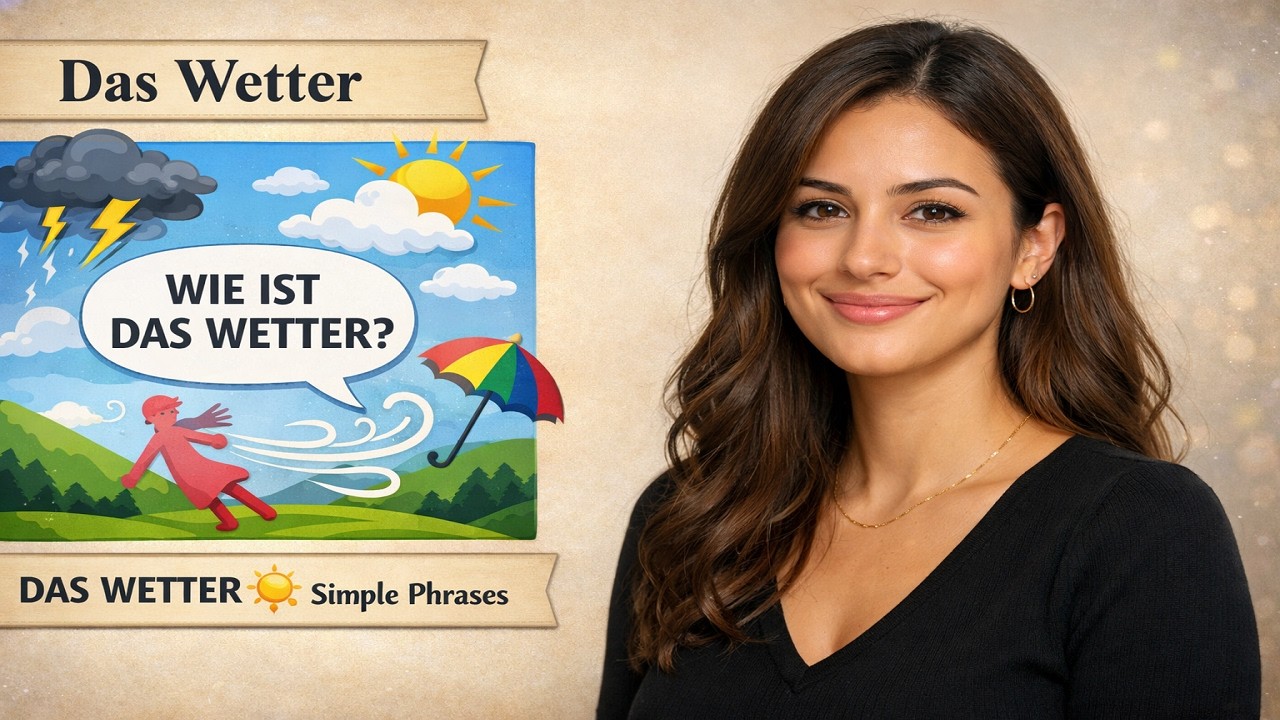 Think You Know A1 German? Try Understanding This Weather Chat! ☀️🎧