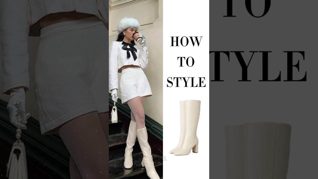 How to Style White Boots 👢