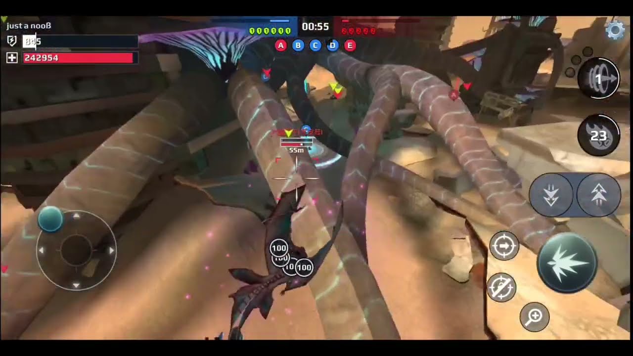 Old video: Dragon battle(guest) JMW dino war