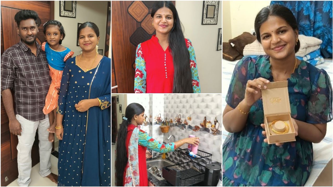 🥰New gold bangle | Full day routine vlog | #abarnasivabalanvlogs #vlog #home #tamilvlog