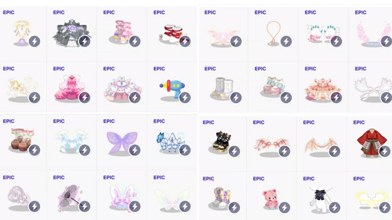 ♡My 40 epic items collection ♡ - 2018-2021 - LINE PLAY
