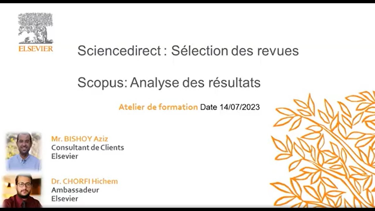 Elsevier Africa | Découvrir Scopus et ScienceDirect