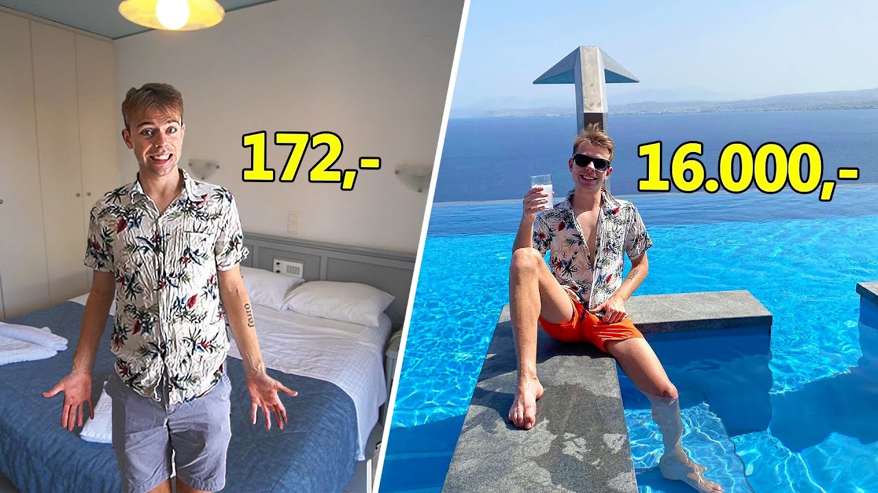 Billigste VS Dyreste overnatning i Grækenland