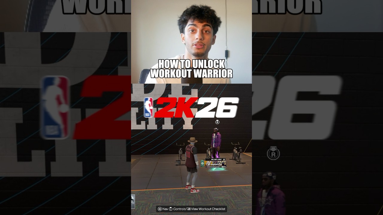 HOW TO UNLOCK WORKOUT WARRIOR in NBA 2K26🔥👀 #gaming #pakmxnn #nba2k26 #2k26 #ronnie2k