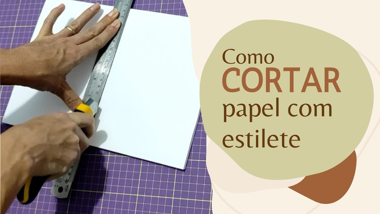 Como cortar e refilar papel com estilete - Dicas para corte manual