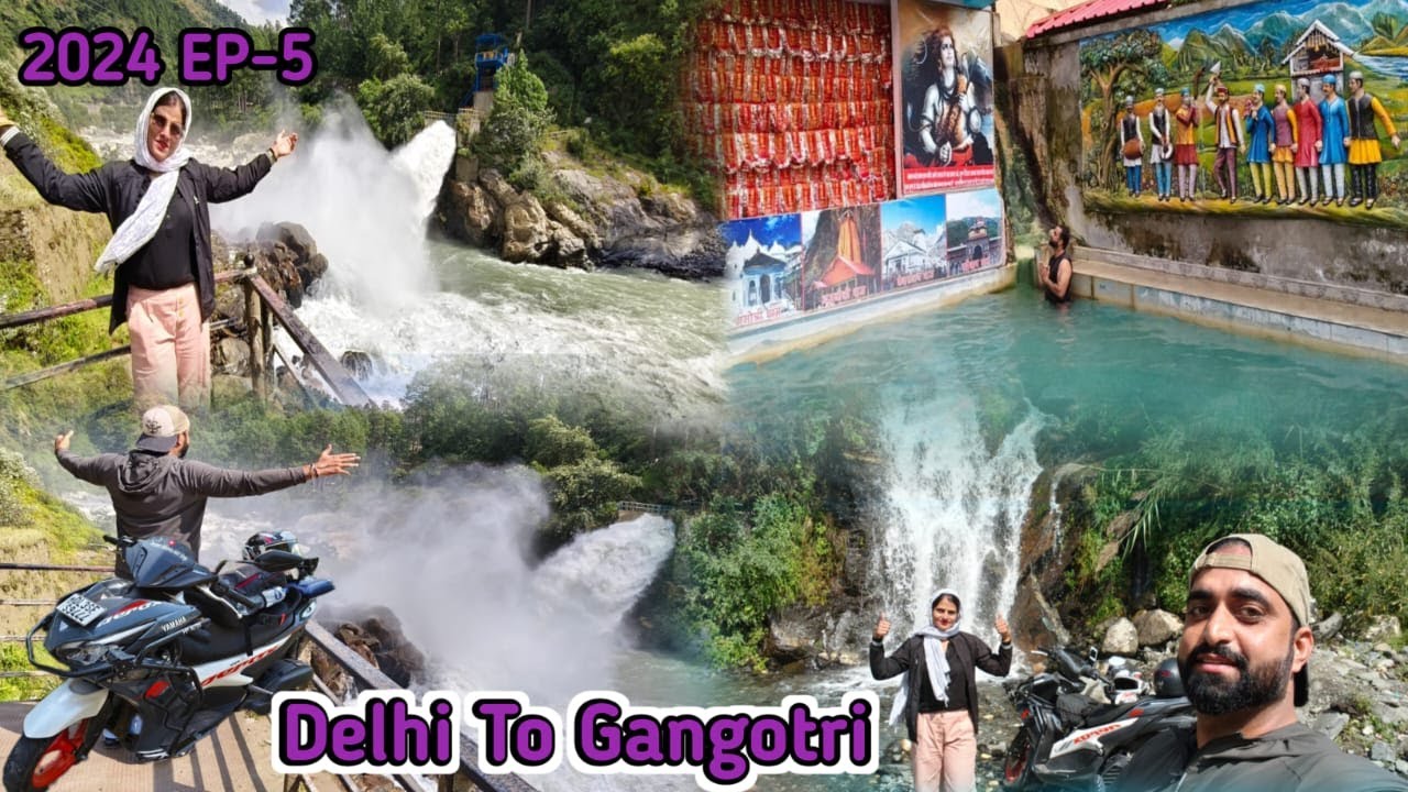 EP-5 गंगानी पहुँचकर किया हमने चमतकारी जल मैं स्नान || Delhi To Gangotri By Road On My Scooty Aerox||