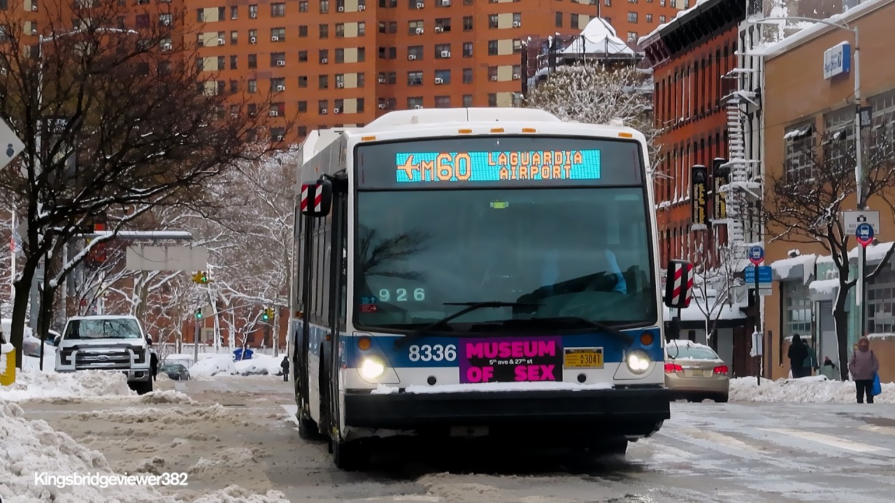 MTA New York City Bus: 2015 Nova Bus LFS 8336 on the ✈M60 Select Bus Service.