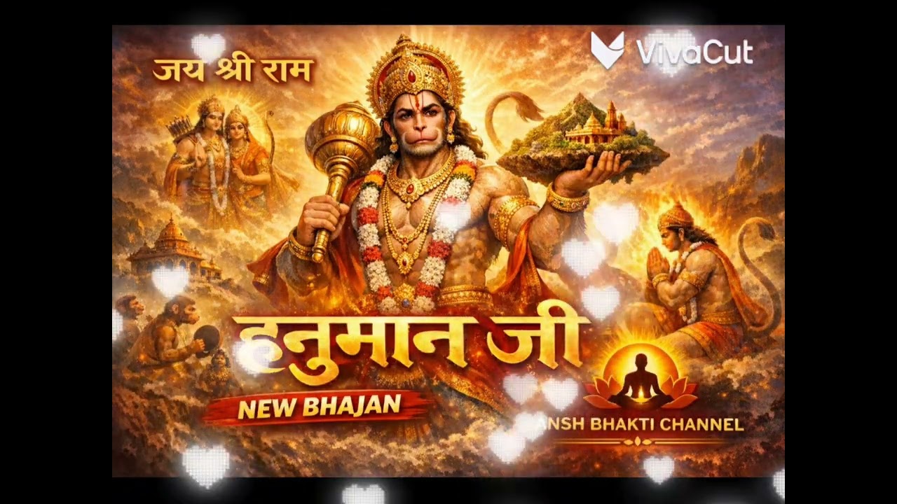 ✨बजरंगबली न्यू भजन Jay Shri Ram Hanuman Ji new bhajan 🚩🚩🙏🌺🌺