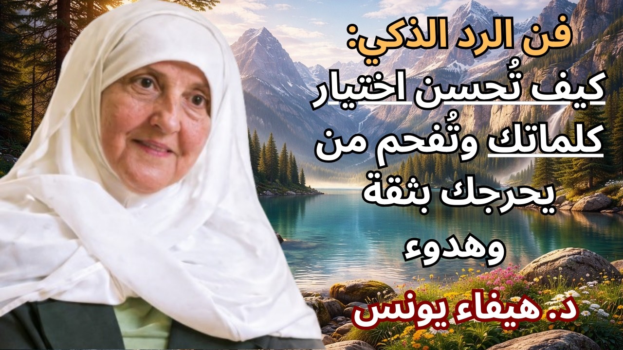 فن الرد الذكي: كيف تُحسن اختيار كلماتك وتُفحم من يحرجك بثقة وهدوء | د. هيفاء يونس