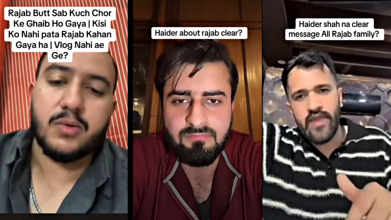 Dogar Haider Shazi About Rajab Clear ? || Today TikTok live asking Rajab 