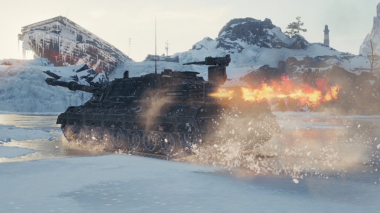 PTZ-78 • Зимний штурм с огненным дыханием двигателей • World of Tanks