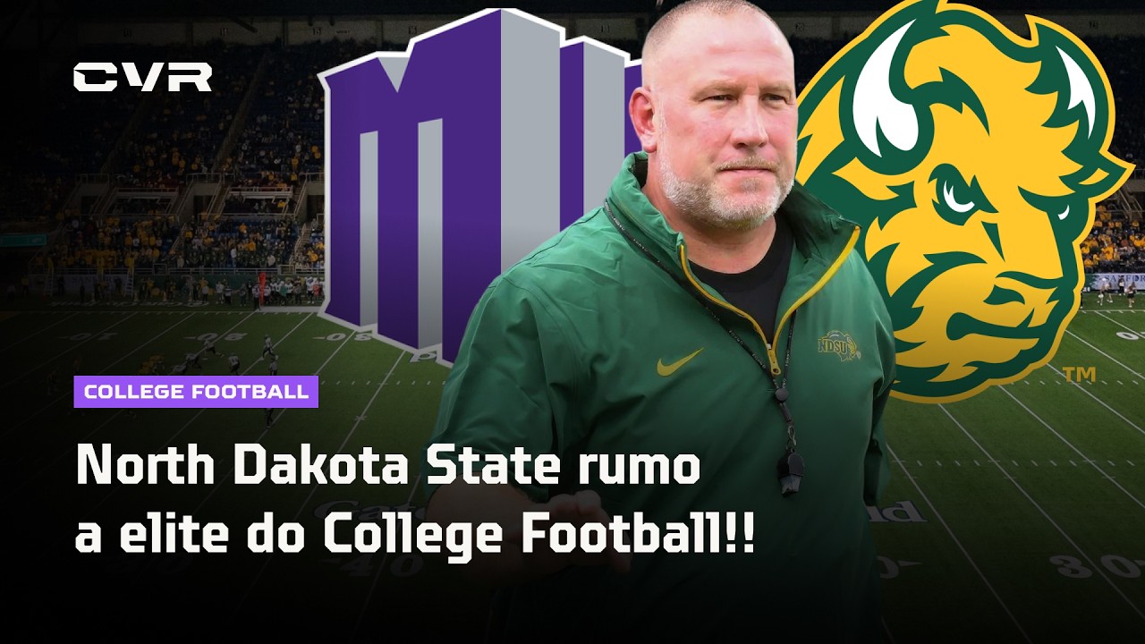 FINALMENTE! North Dakota State SOBE pra 1ª divisão do College Football em 2026