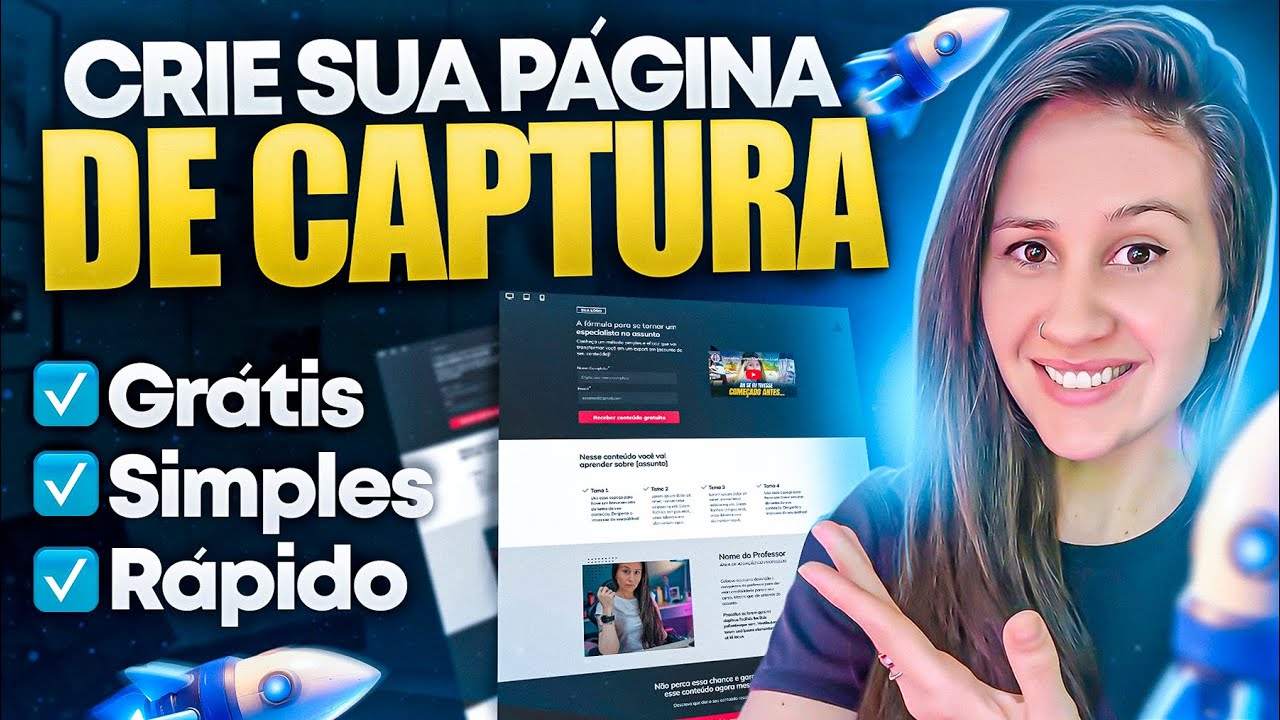 COMO CRIAR UMA PÁGINA DE CAPTURA DE LEADS + EMAIL MARKETING [GRÁTIS, SIMPLES, RÁPIDO]