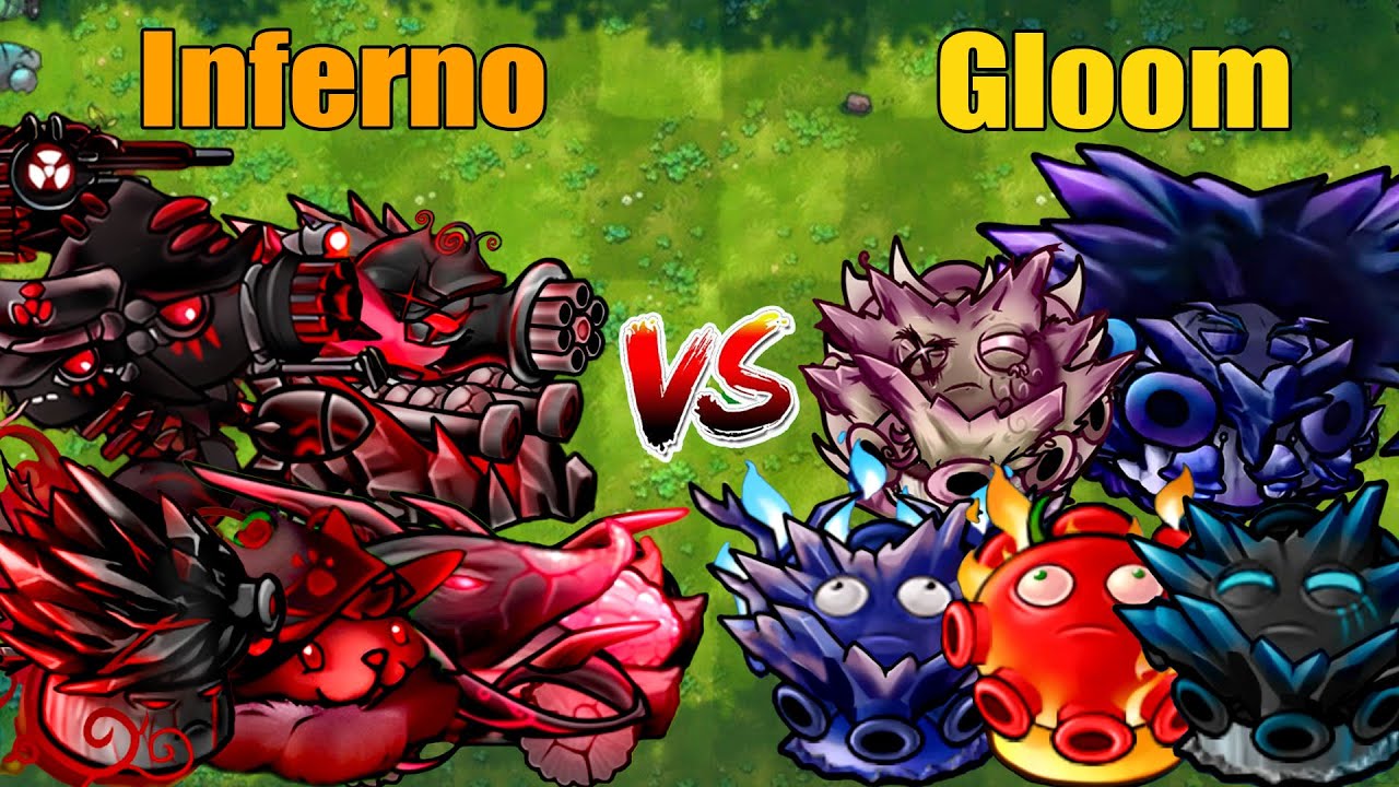 PVZ 1 Fusion 3.1 Challenge!! Team Inferno VS Team Gloom VS 300 Zombie Random - Who Will Win?