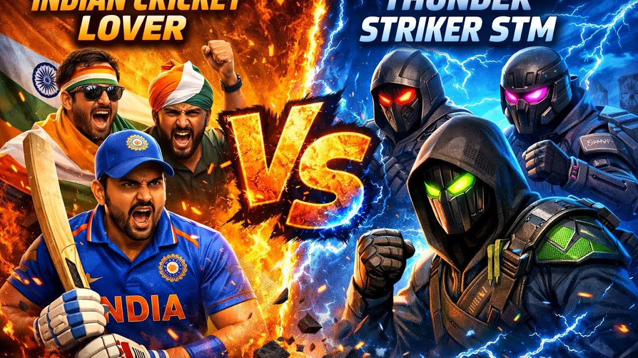 Indian Cricket lover vs Thunder Striker STM