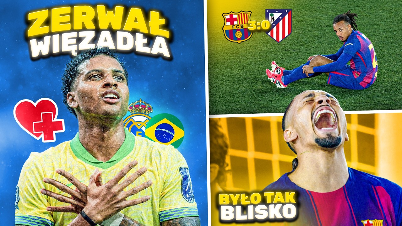 DRAMAT Rodrygo… na MUNDIAL nie POJEDZIE! Barcelona NIE DAŁA RADY… Atletico w finale PUCHARU KRÓLA