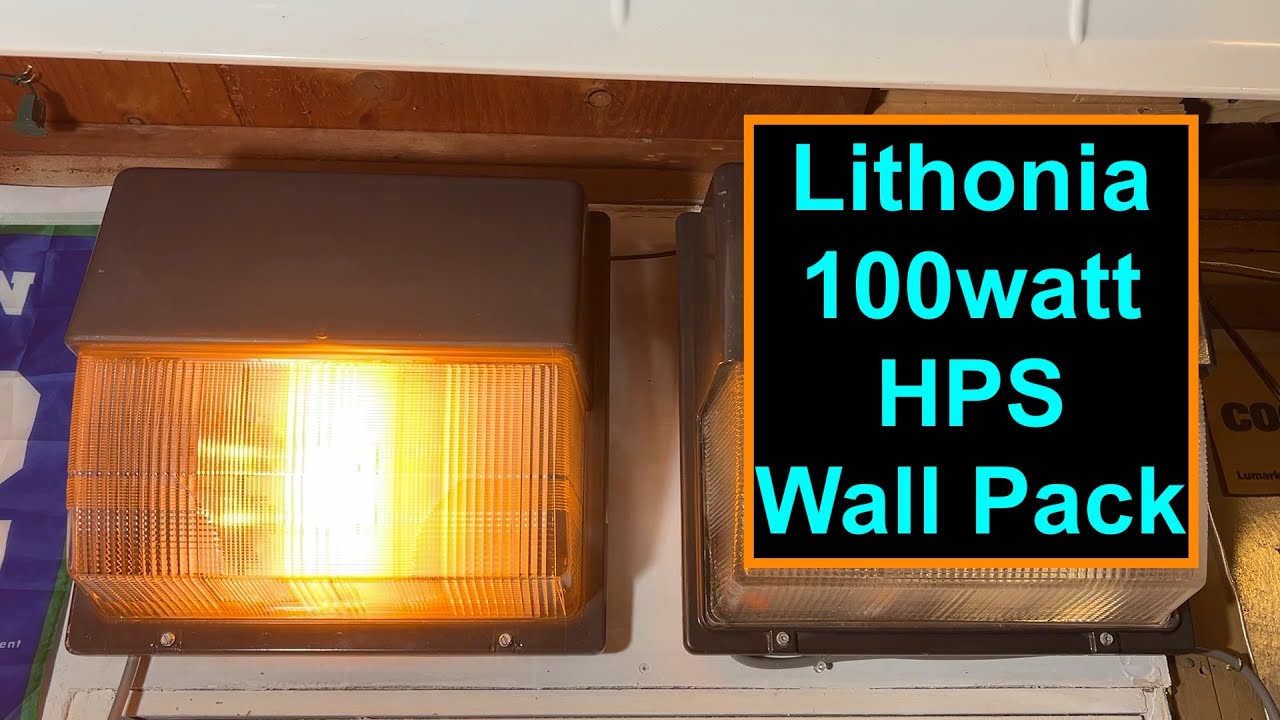 Lithonia TWP 100watt High Pressure Sodium Wall Pack Fixture