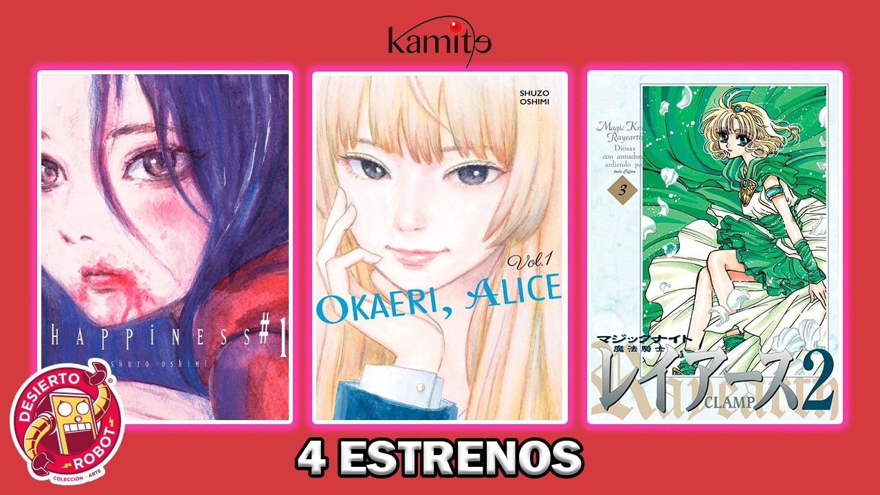 Magic Knight Rayearth, Okaeri Alice y más: Estrenos Kamite Manga en Desierto Robot