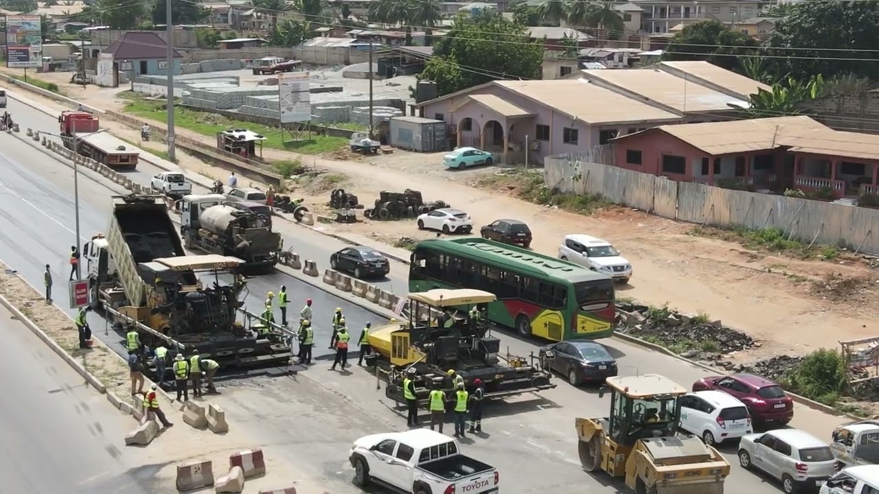 Ofankor - Nsawam road project Almost completed
