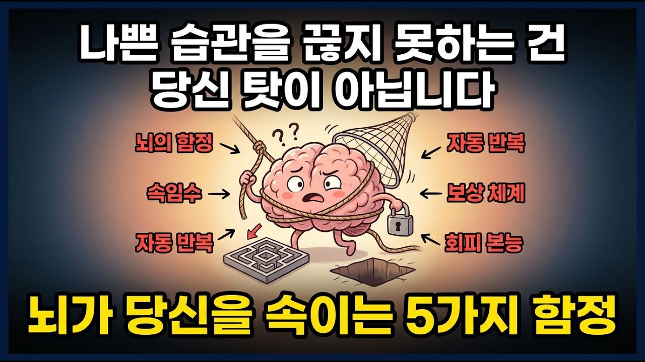 나쁜 습관, 왜 끊지 못할까? — 뇌가 당신을 속이는 5가지 심리 함정