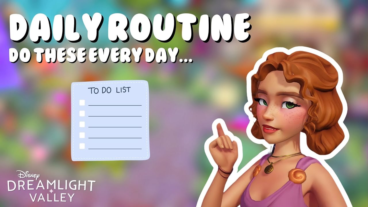 the ONLY DAILY ROUTINE you will need in dreamlight valley