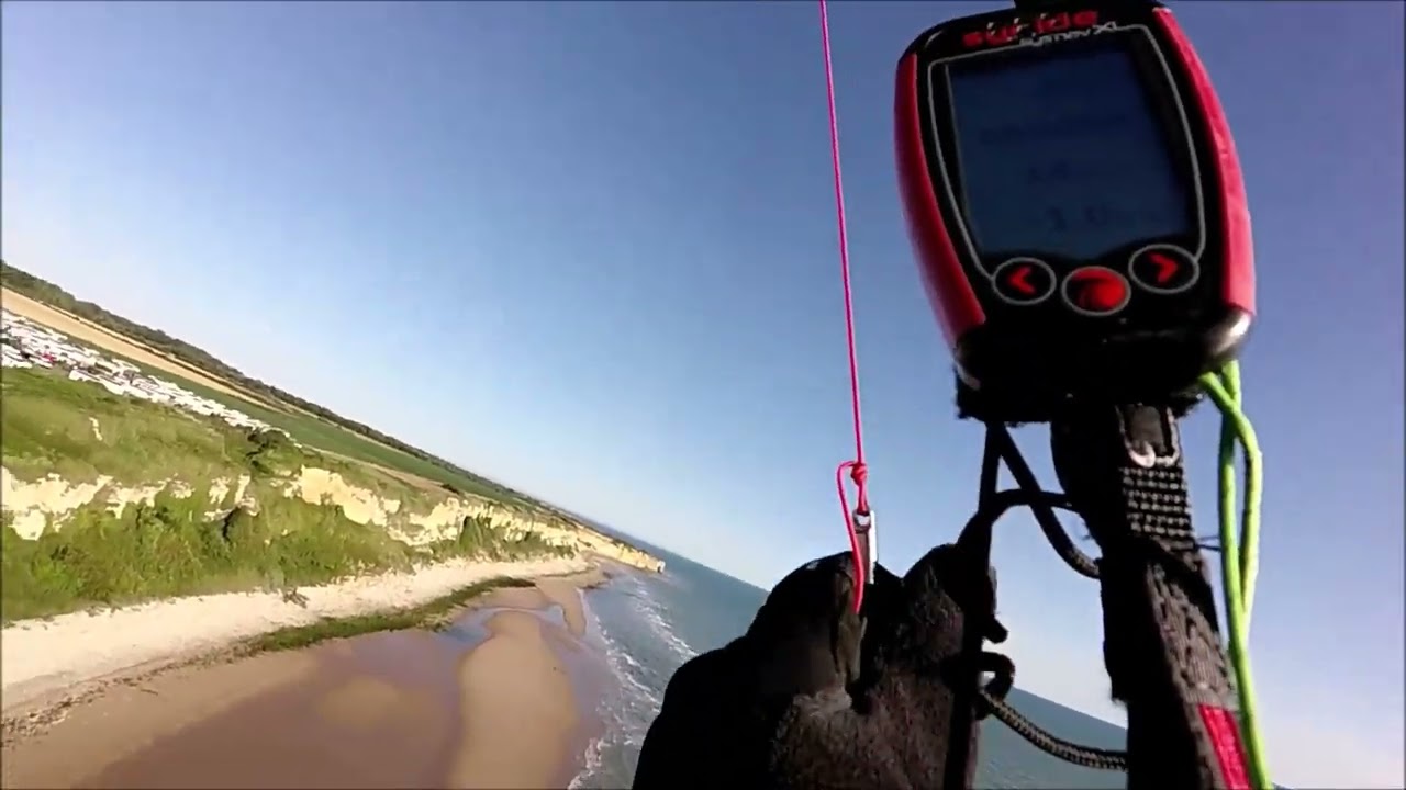 Parapente, Omaha beach par un matin de juillet 2025.
