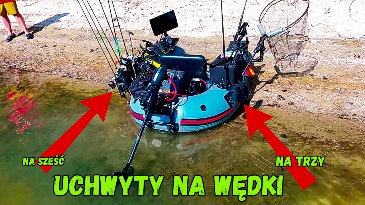 UCHWYT NA WĘDKI DO BELLY BOAT - ZRÓB TO SAM