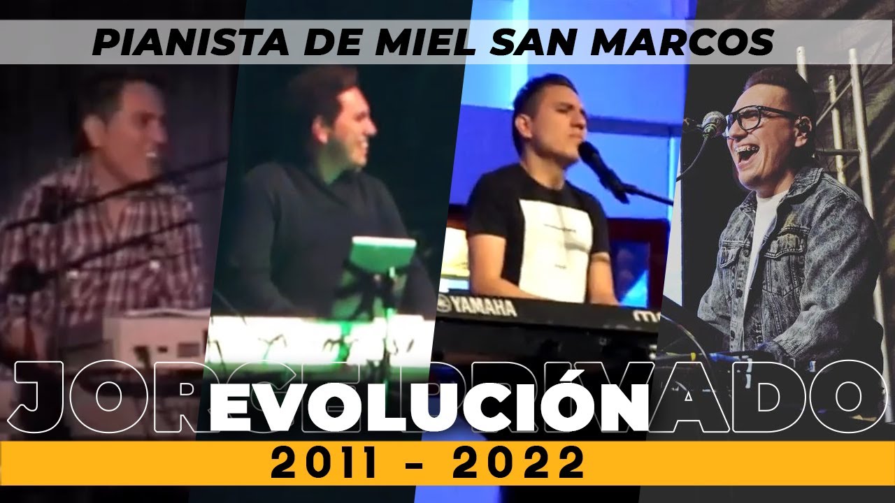 EVOLUCIÓN de Jorge Privado - Tecladista de Miel San Marcos | Los MEJORES MOMENTOS [2011 - 2022]