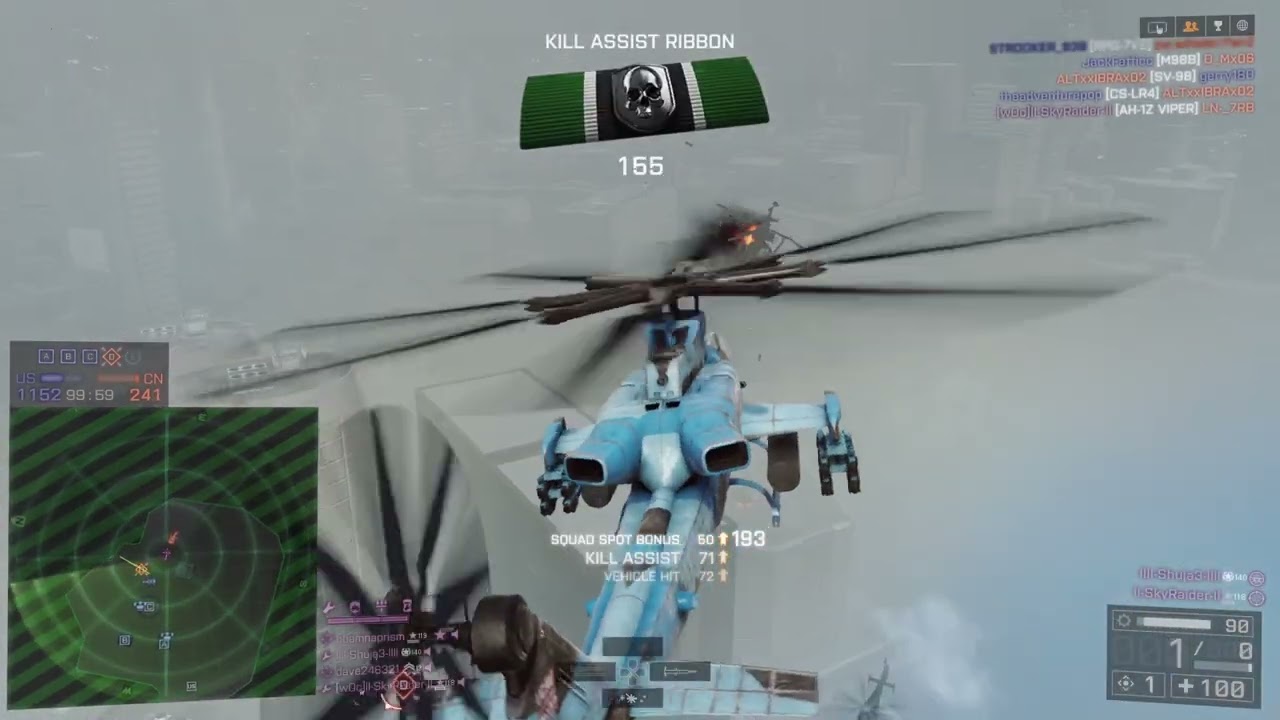 Game play attack helicopter siege of shanghai Battlefield 4