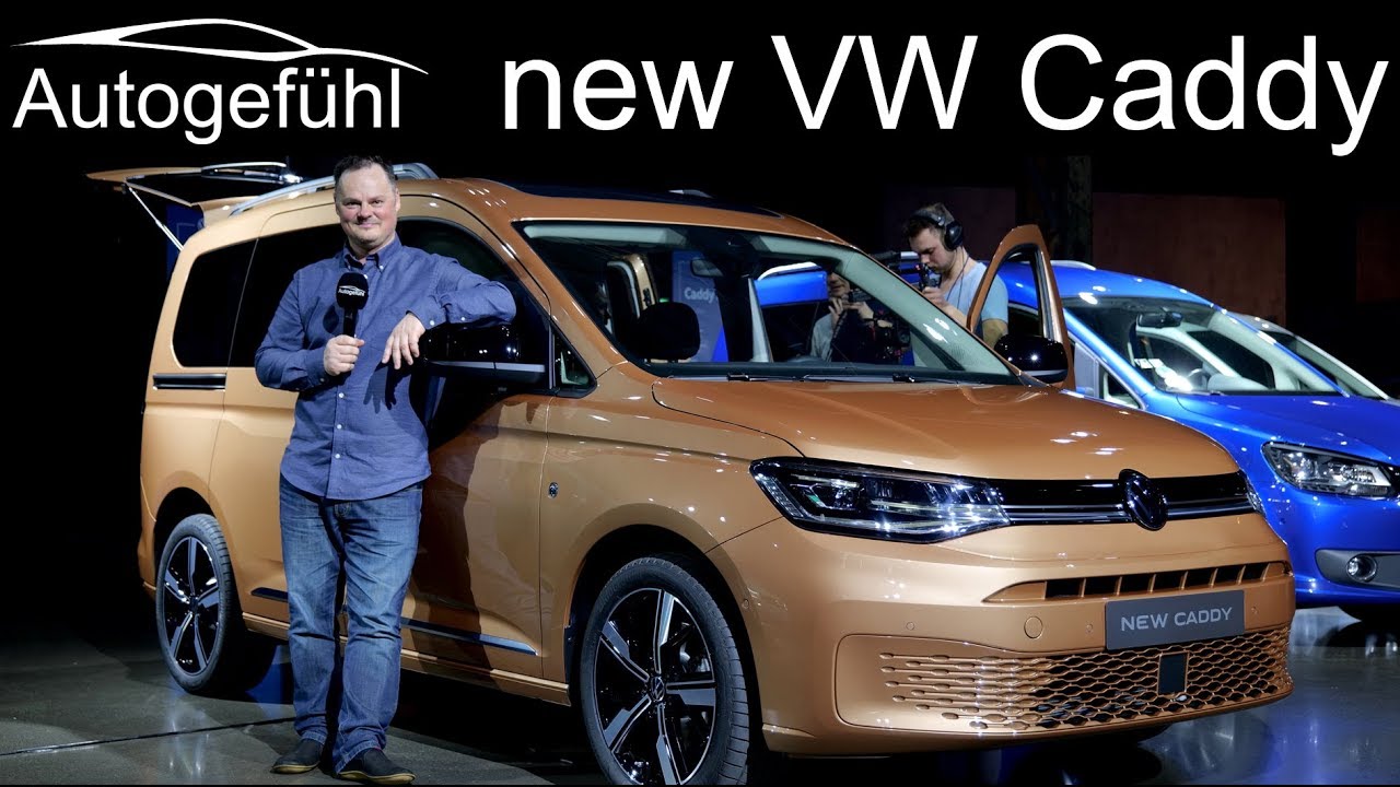 all-new VW Caddy Premiere REVIEW Exterior Interior 2020 passenger vs panel van
