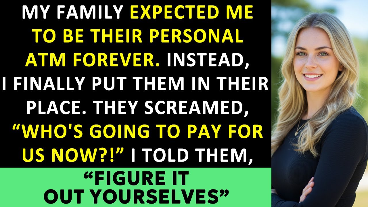 MY FAMILY USED ME FOR FINANCIAL GAIN, SO I DECIDED TO PUT THEM IN THEIR PLACE.