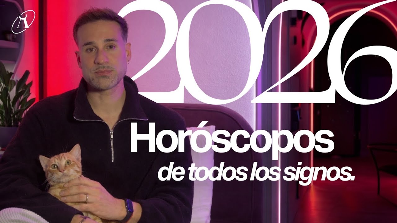 Horóscopos 2026 👁️‍🗨️ 🔥 Signo a signo y fechas (Sol y Ascendente)