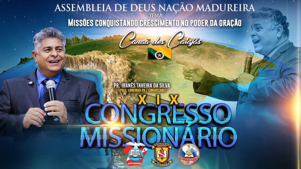 XIX CONGRESSO MISSIONÁRIO 3º DIA MANHÃ 20/09/2025 - CENTRO DE EVENTOS DO CIMADECANC