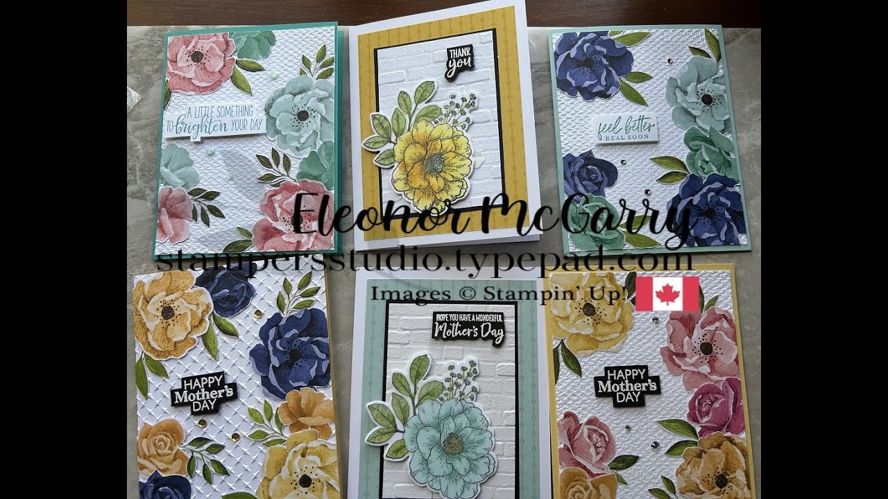 Create Amazing & Beautiful Floral Cards using Patterned Paper or Floral Stamps! Lots of Samples!