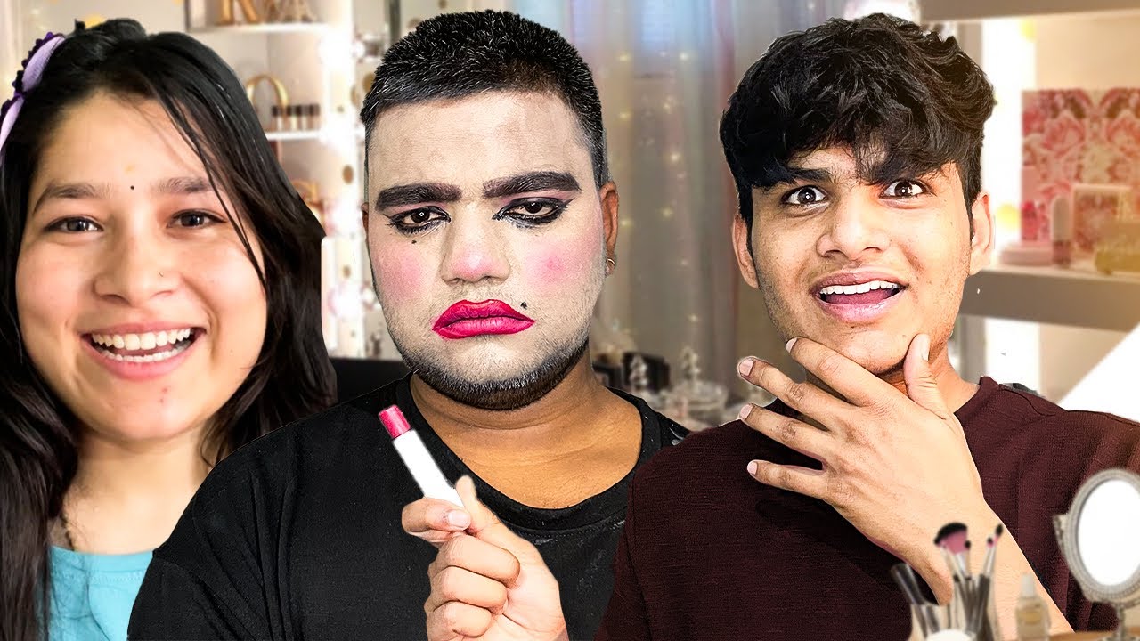 I tried make up for 1st time 😜 | Pyare Point